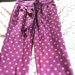 Gilligan & O'Malley Purple Snowflake Pajama Pants